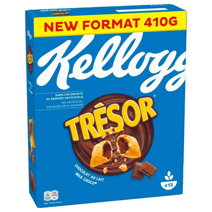 Kellogg's Trésor Milk Choco Cerealien mit Milchschokofüllung 410g